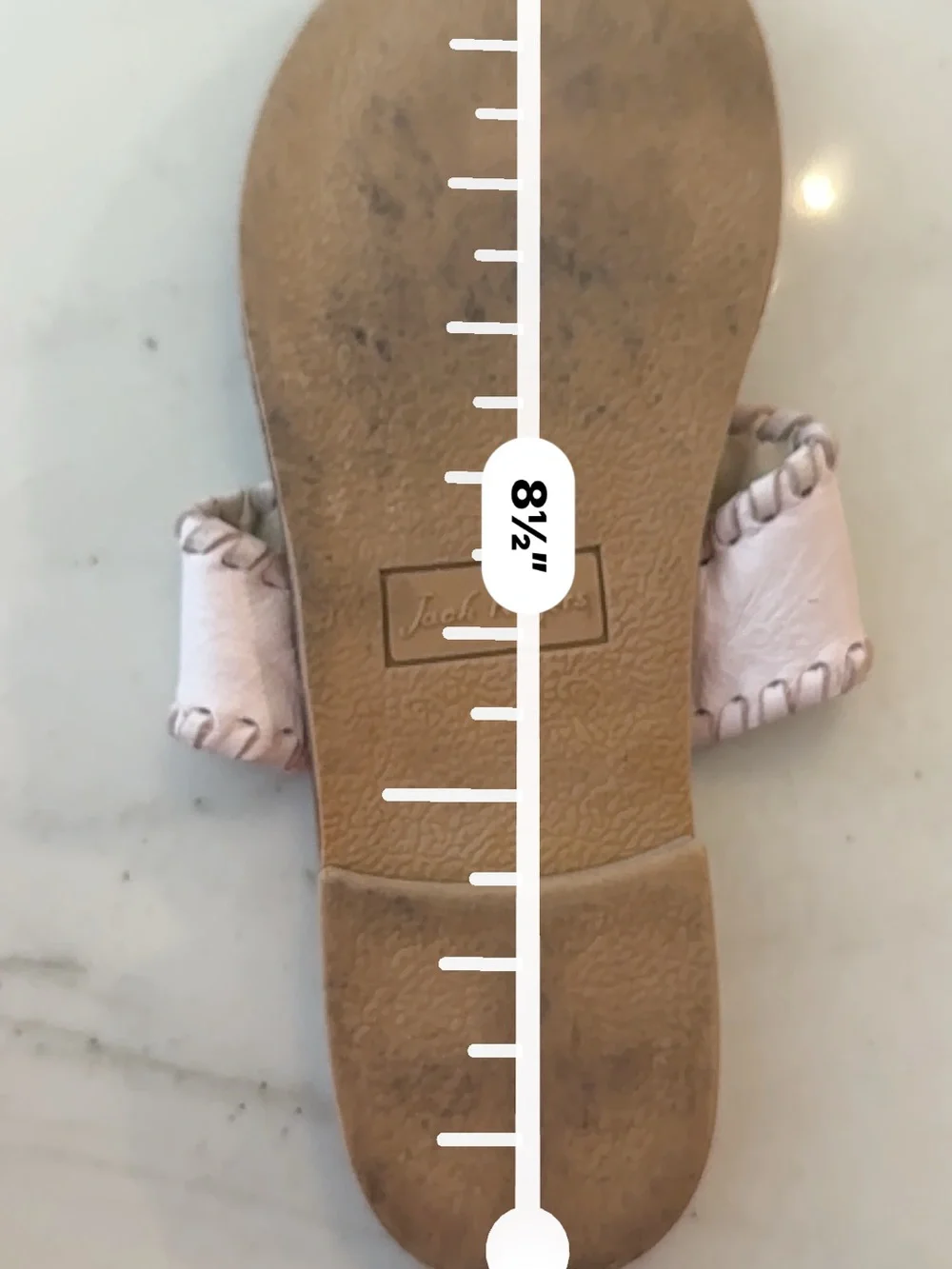 Jack Rogers Girls Leather Pink Miss Jacks size 3 big kids EUC
